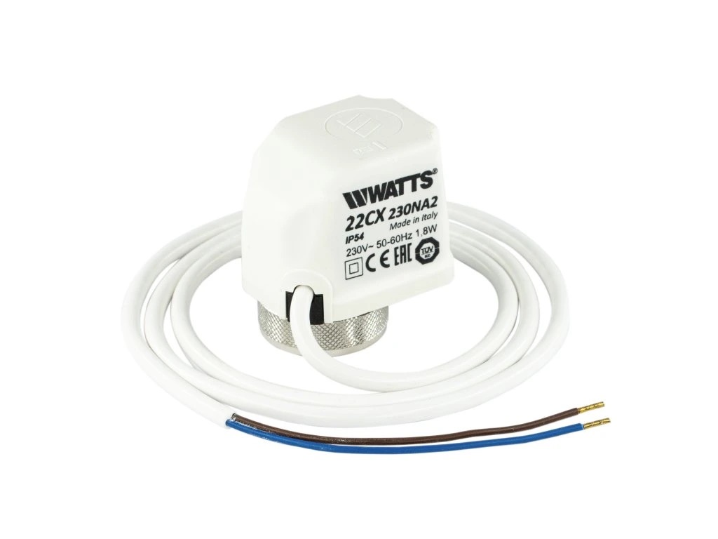 Motoros szelepmeghajtó termosztatikus szelepek szabályzására - 230V RHE-11 és  RHE-12